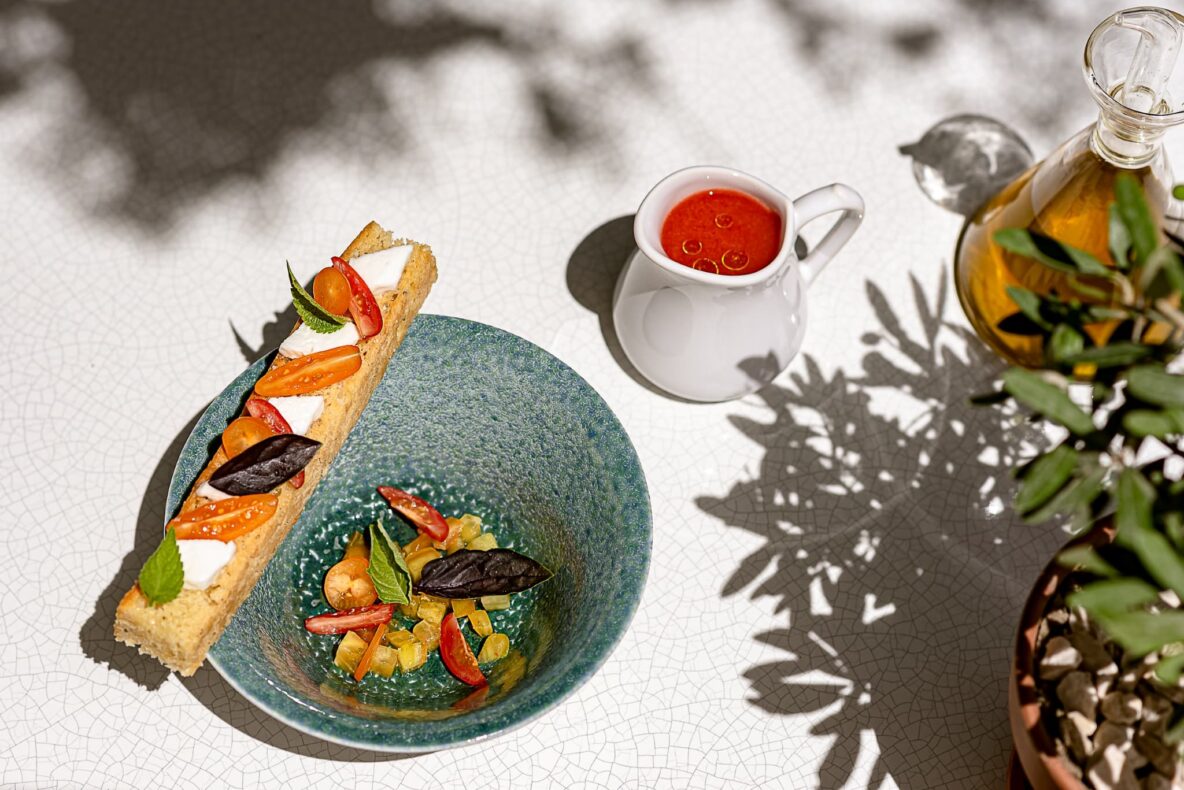 Hotel Crillon Le Brave, Vaucluse, Provence, France, restaurant, food