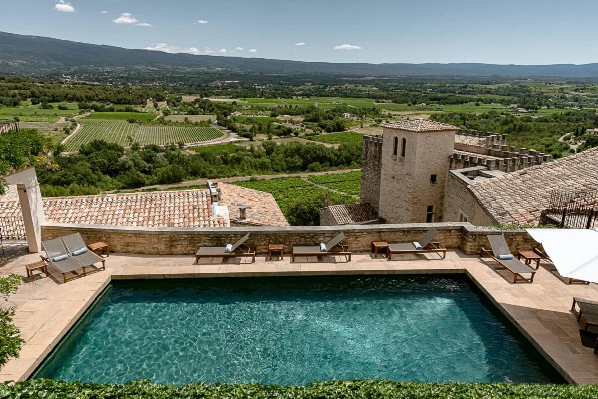 Hotel Crillon Le Brave, Vaucluse, Provence, France, pool