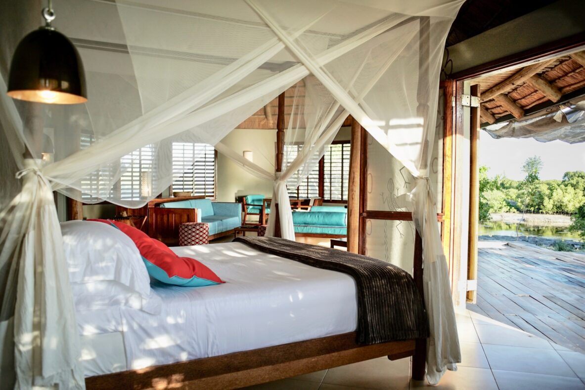 Coral Lodge, Mozambique, interior lagoon villa