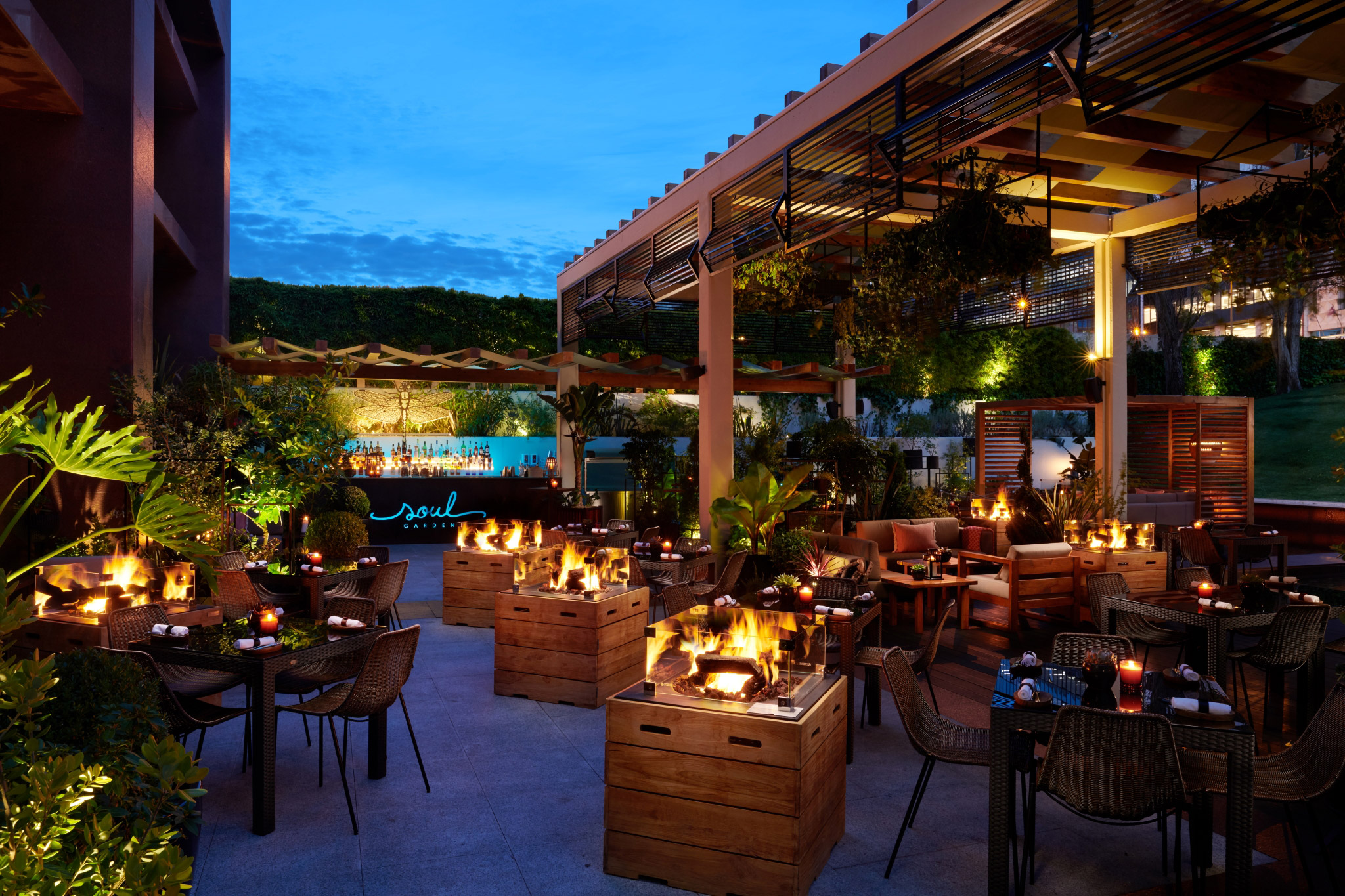 Corinthia Lisbon, Portugal, Soul Garden by night