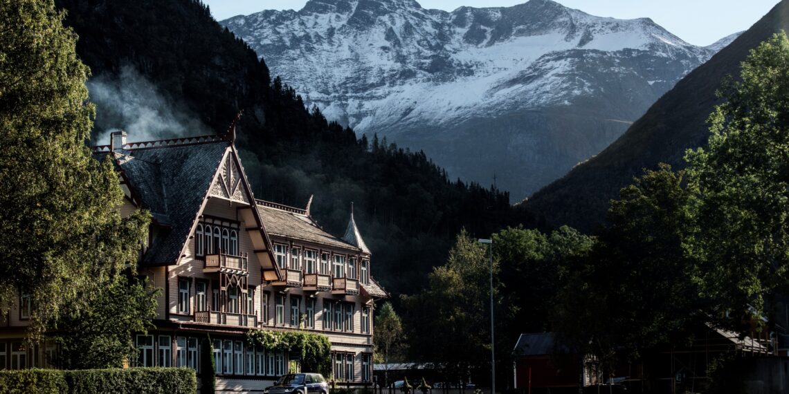 Hotel Union Øye, Norangsfjorden, Noorwegen