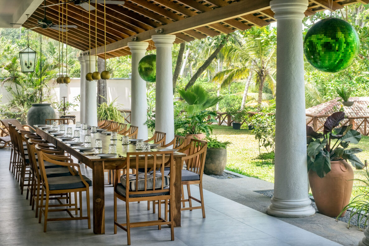 Meda Gedera, villa, Sri Lanka, dinner