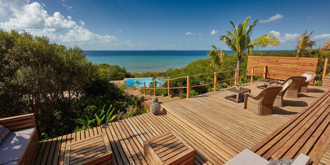 asDunas Lodge,Mozambique,loungen met uitzicht