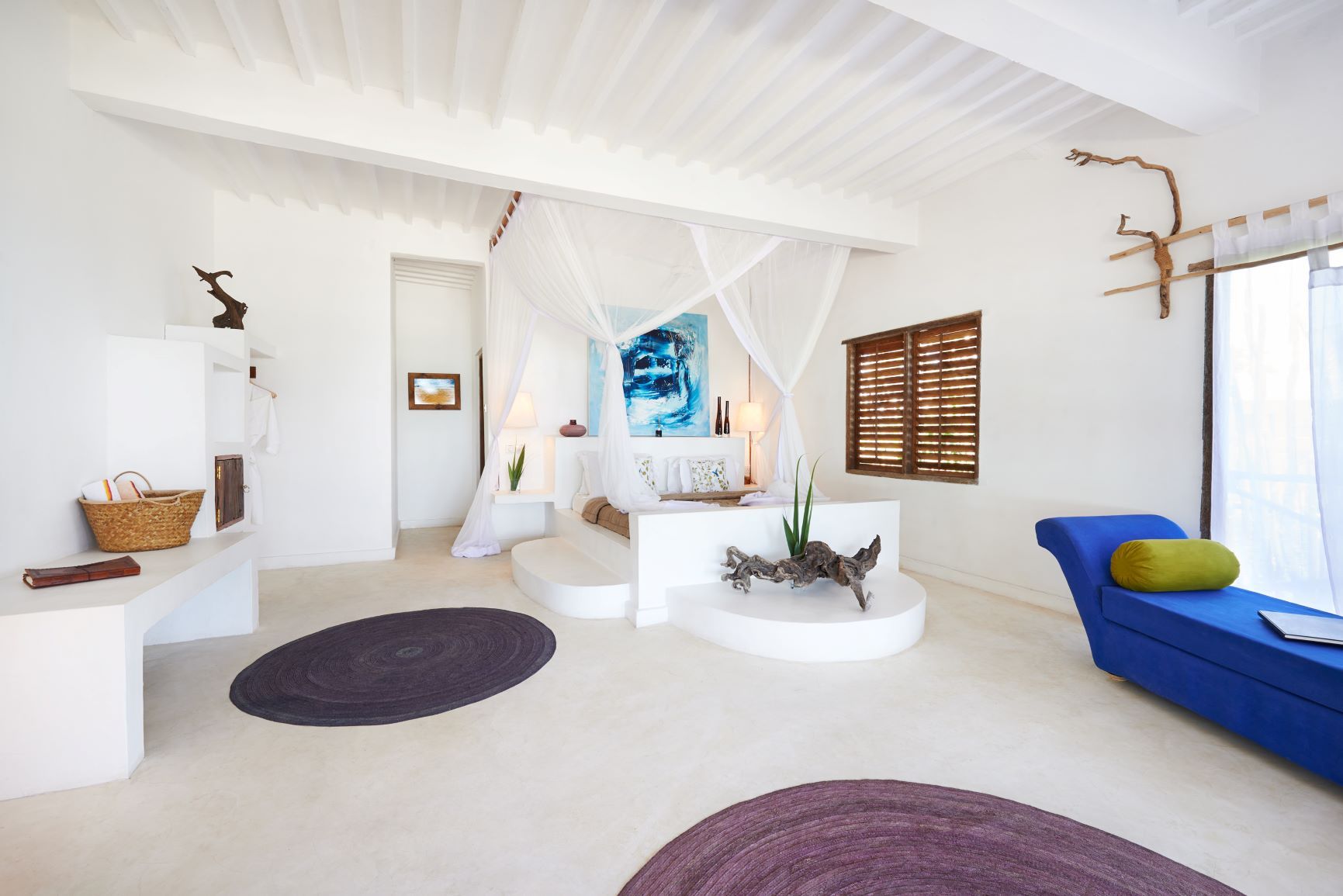 Upendo Beach Boutique Hotel, Tanzania, interior Shiva villa