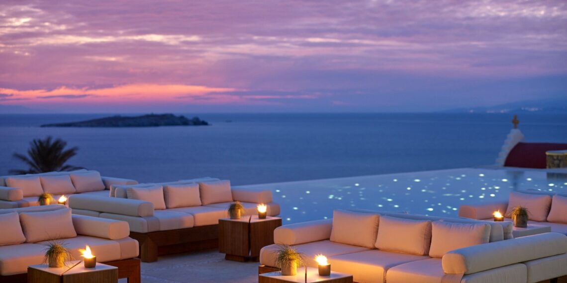 Bill Coo,Griekenland,Suites and Lounge zonsondergang