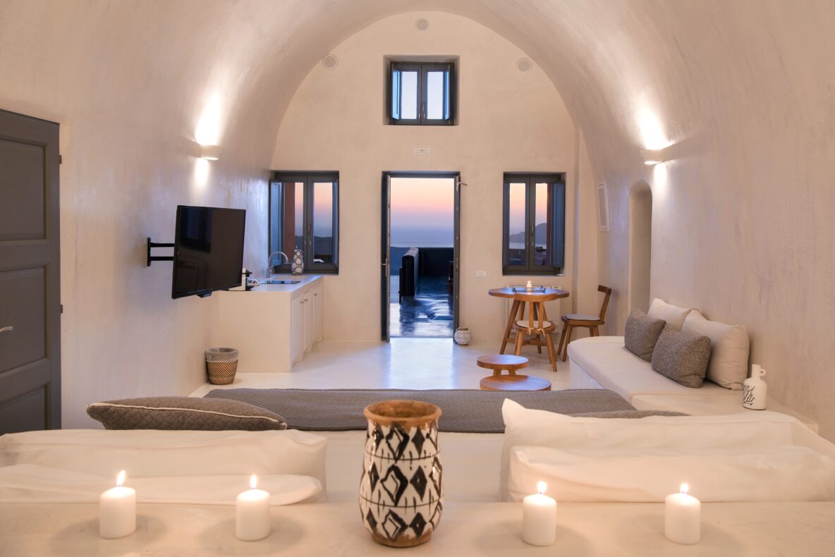 Hommage Villa Collection, Greece, Villa Dusk living room