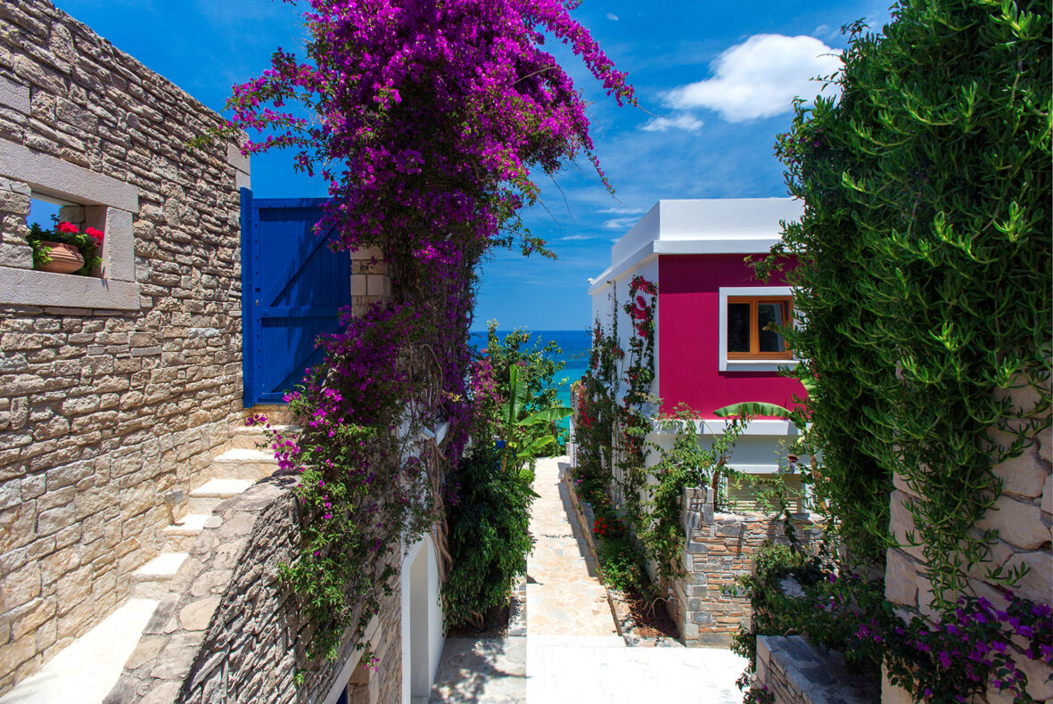 Porto Zante Villas en Spa,Griekenland,suite exterieur en groen