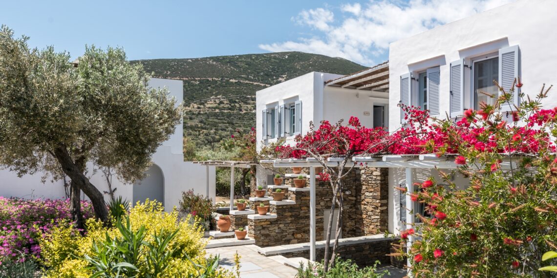 Verina Sifna Hotels,Verina Terra tuin