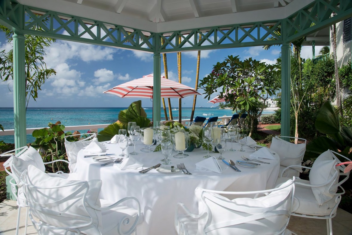 Cobblers Cove,Barbados,private dinner lazy bones