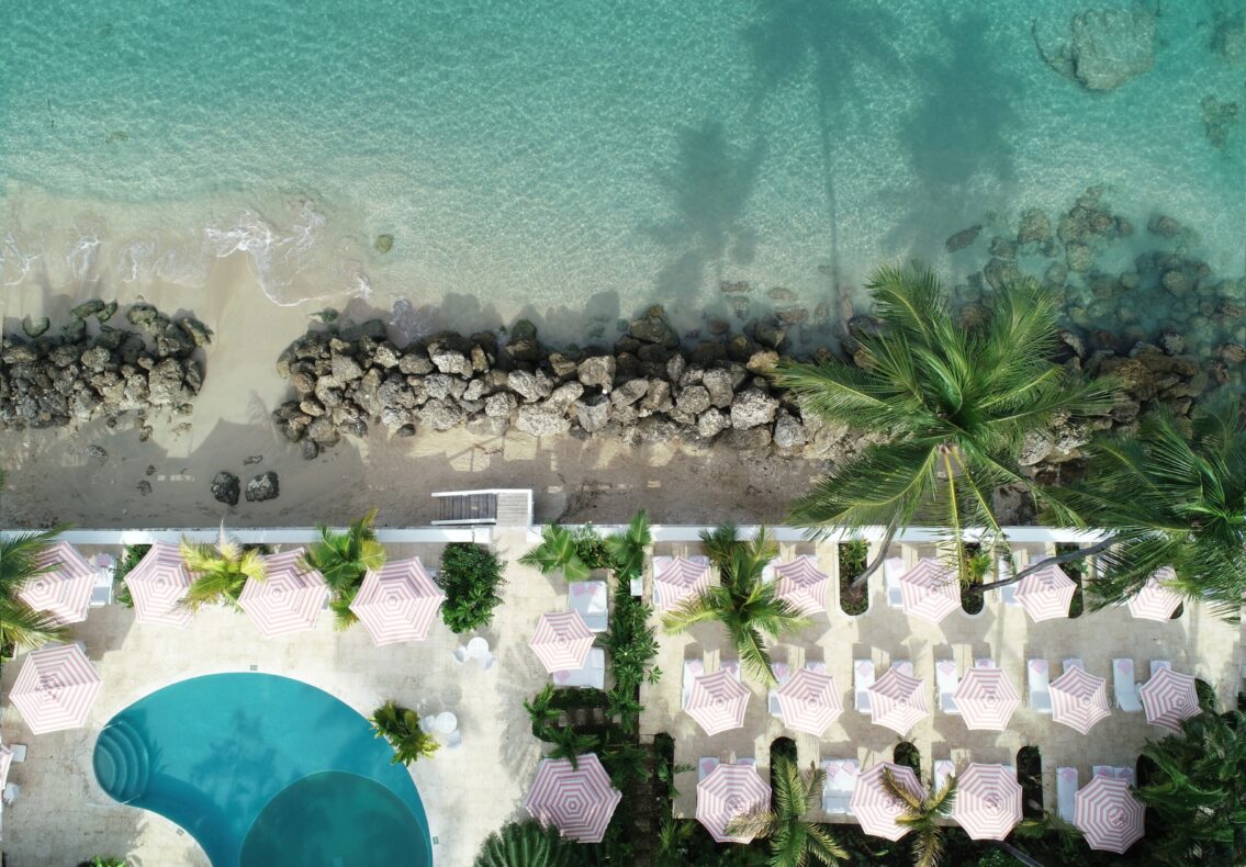 Cobblers Cove,Barbados,air view