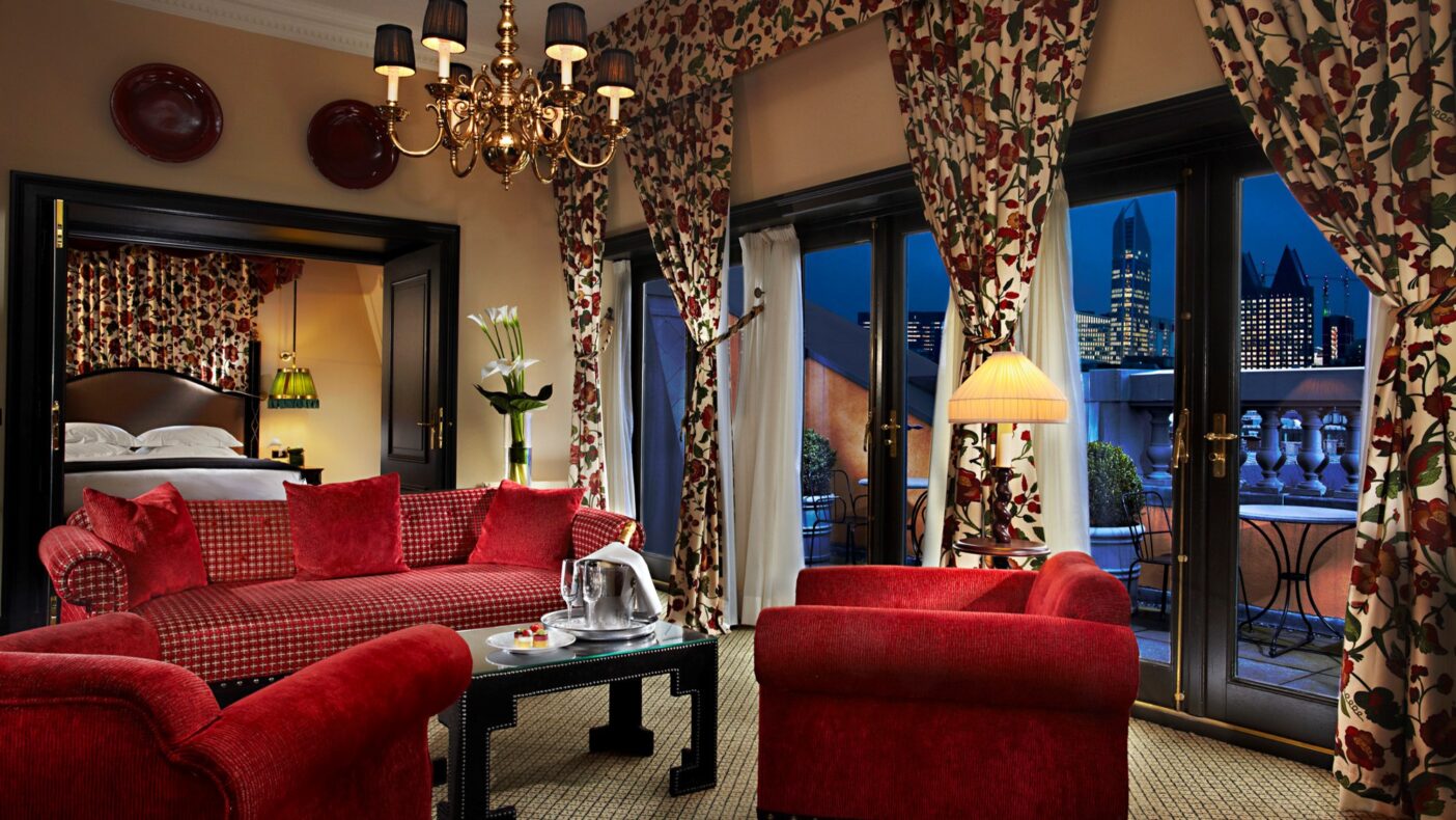 Hotel Des Indes,Nederland,presidentiele suite en balkon