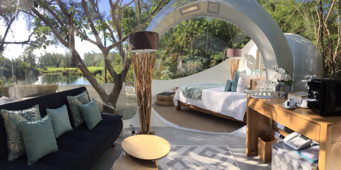 Bubble Lodge, Mauritius, Lake & Seaview bubble