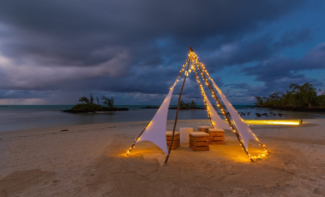 Bubble Lodge,Mauritius, romantiek op het strand