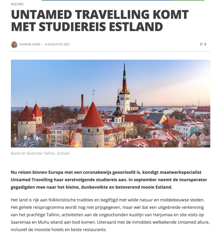 Studiereis Untamed in TravelPro