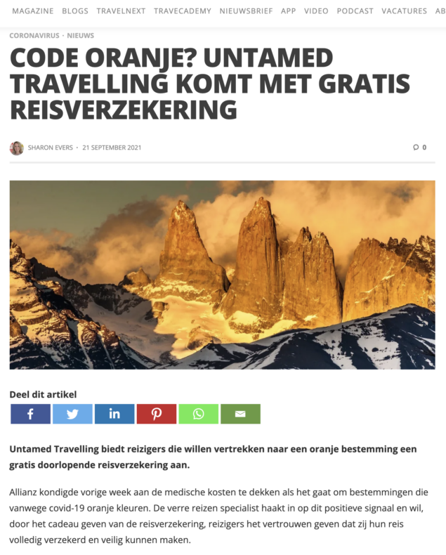 In de media - TravelPro
