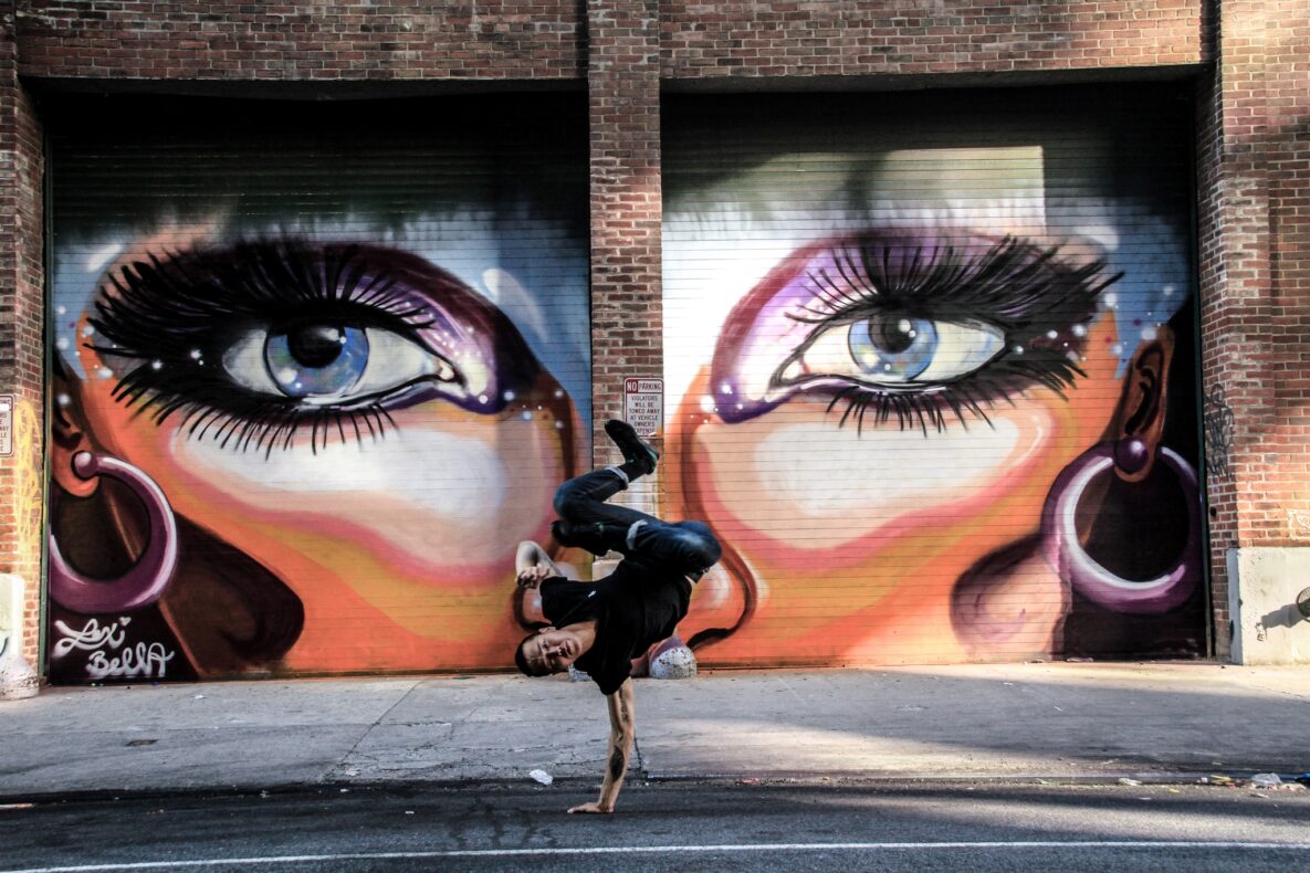 New York,Boston,Washington - Verenigde Staten - street art NY ogen