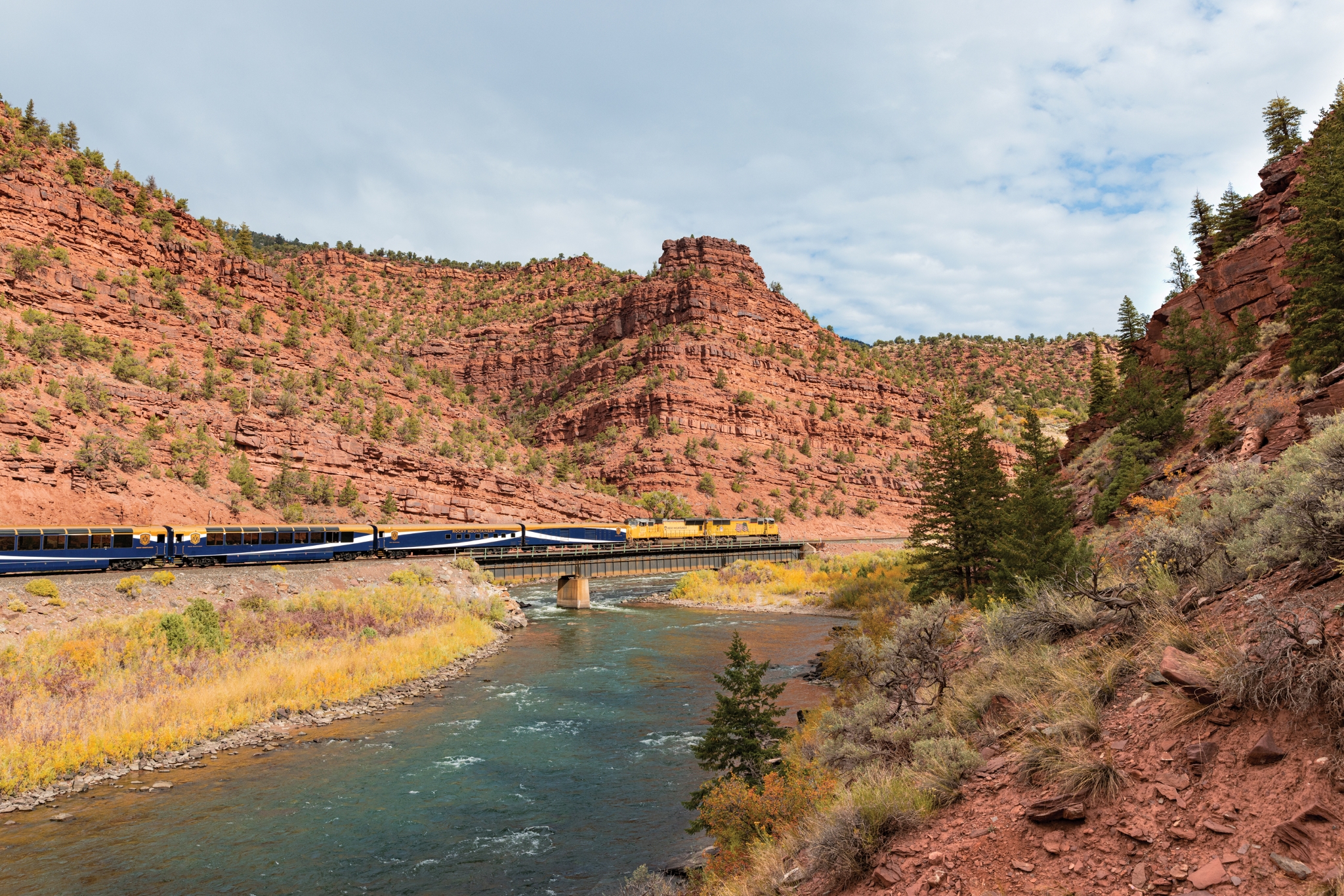 Train trip through the American Southwest, United States, train