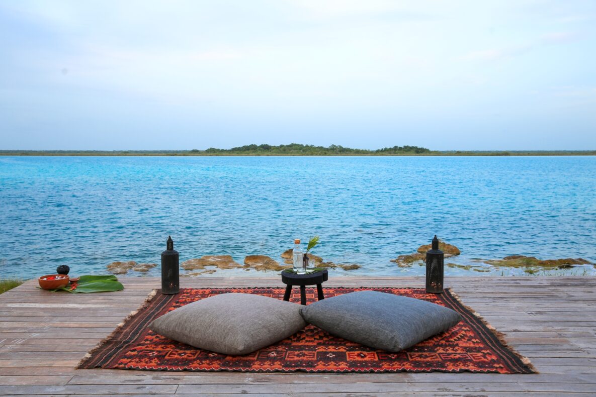 Habitas Bacalar,Mexico,relaxen aan het water