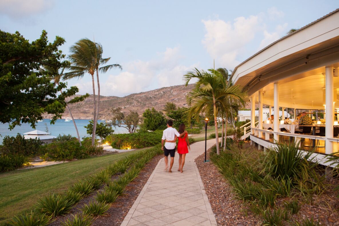 Lizard Island Resort,Australië,exterieur Salt Water restaurant