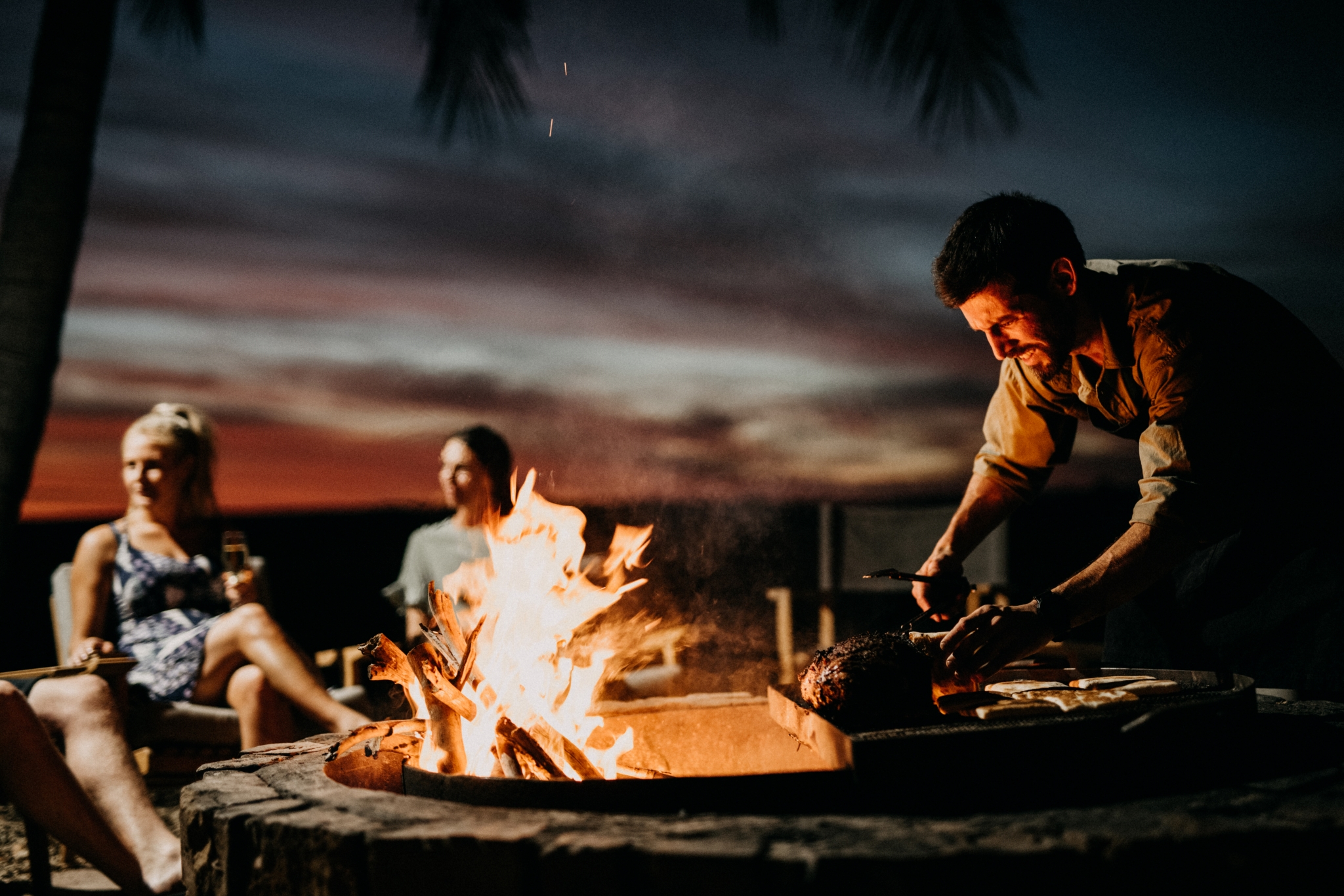 Bullo River Station,Australia,Campfire