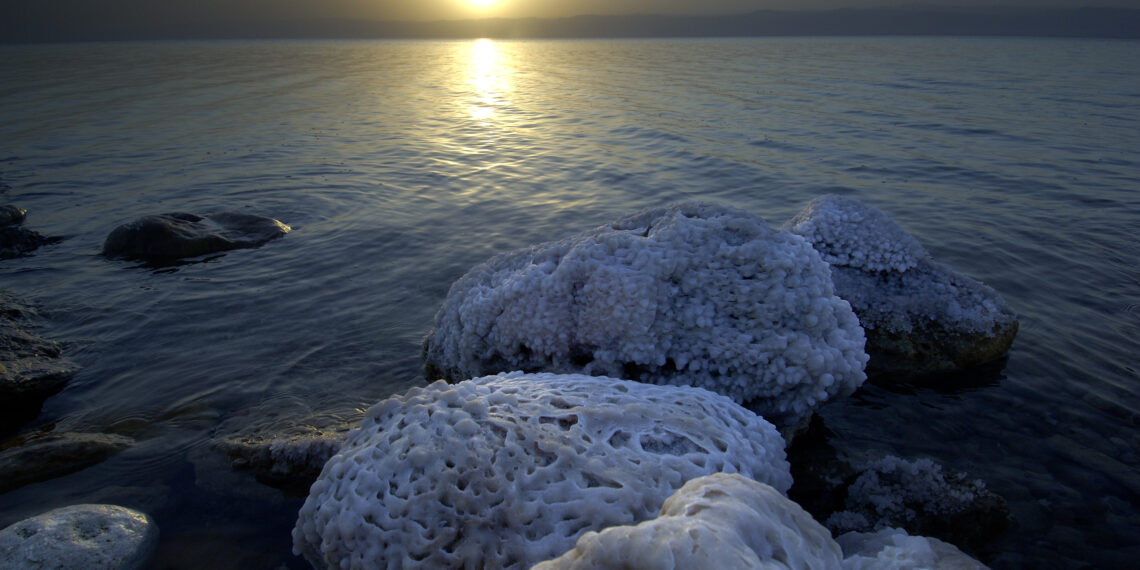 Dode Zee,Jordanië,zoutformaties