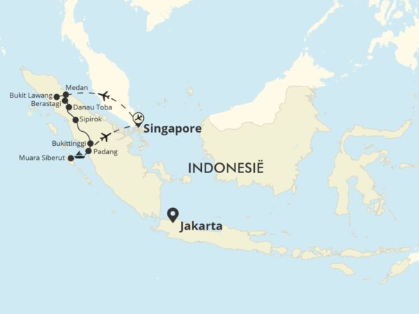 Route 21-daagse rondreis Sumatra
