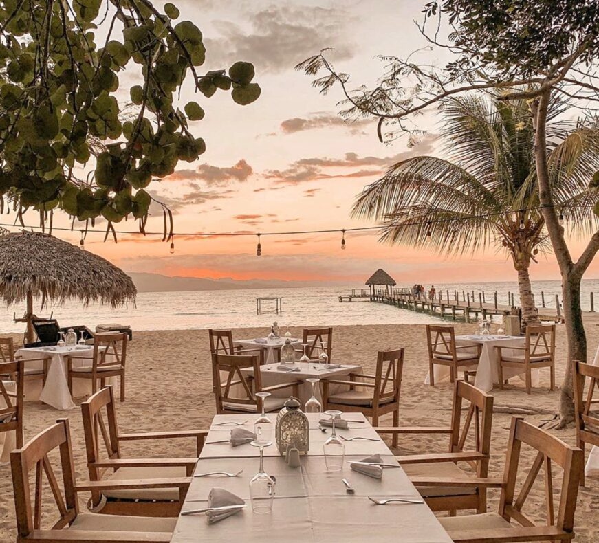 Punta Rucia Lodge,Dominicaanse Republiek,eten aan zee