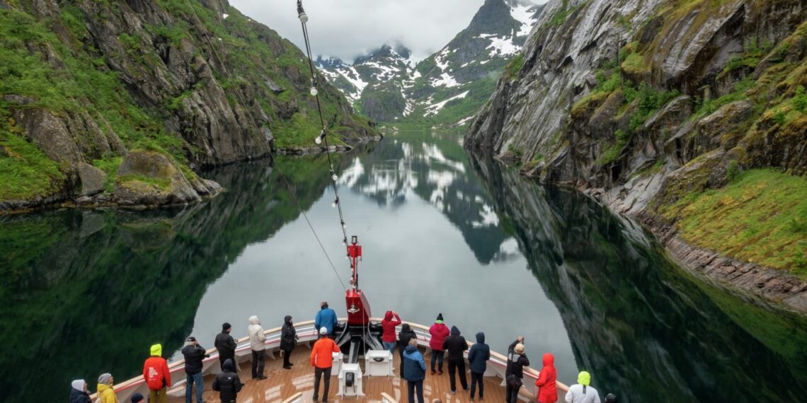 Expeditiecruise Noorse Fjorden,Noorwegen,dek