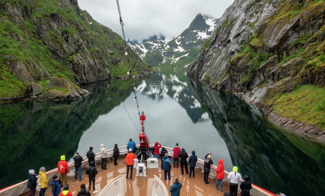 Expeditiecruise Noorse Fjorden,Noorwegen,dek