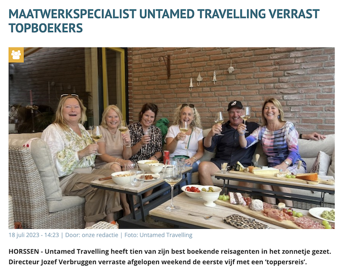 Verrassingsronde topboekers Untamed in de media