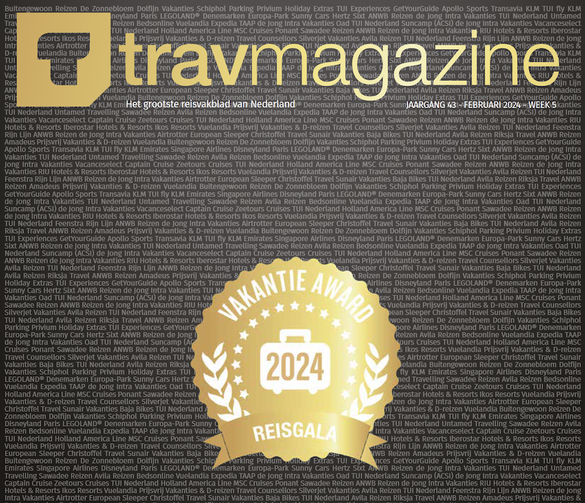 Cover TravMag 2024/week 5; Vakantie awards