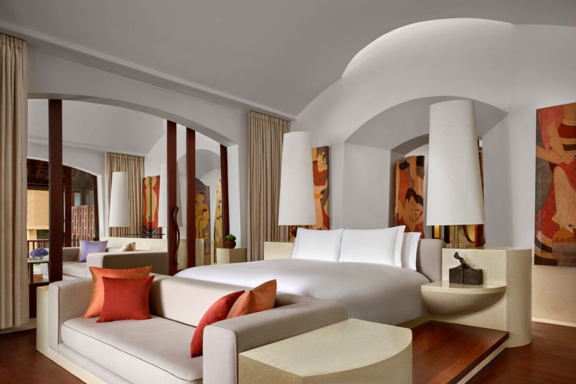 Phulay Bay, a Ritz-Carlton Resort,ThailandOcean Pavilion Suite slaapkamer