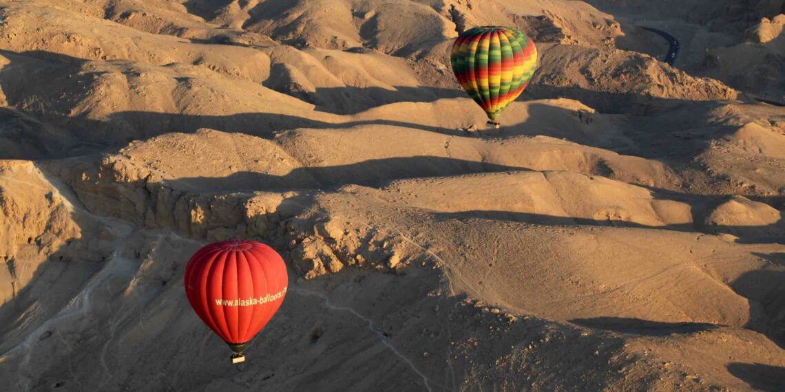 Familiereis naar het Oude Egypte,Egypte,ballonaart Luxor