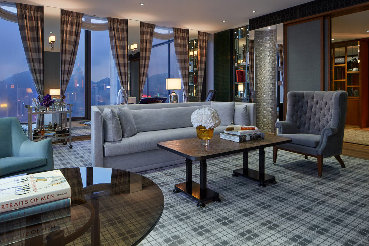 Rosewood Hong Kong,China,suite zitgedeelte
