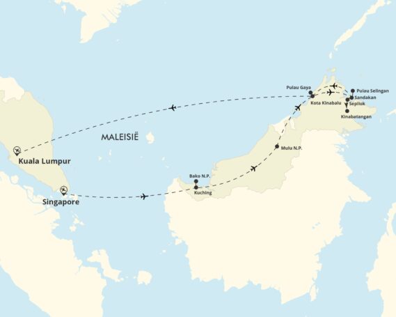 21-daagse familiereis Maleisisch Borneo