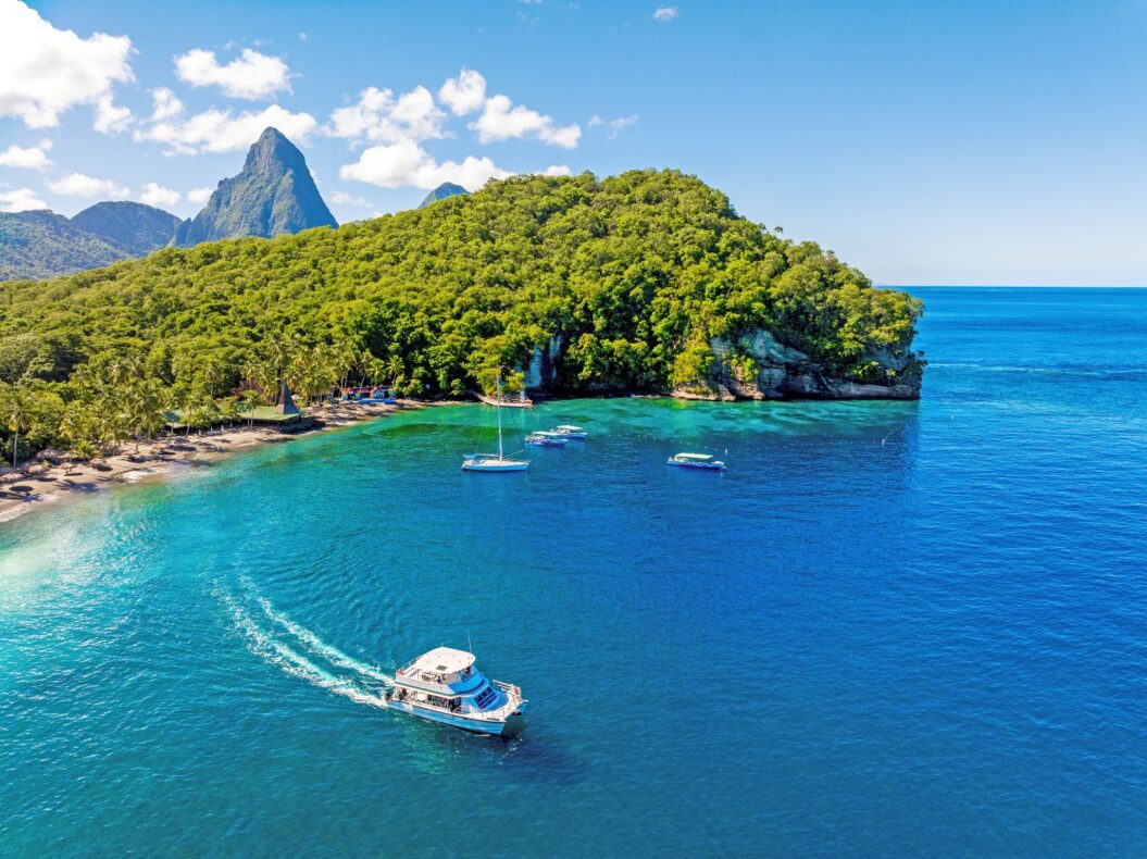 Combinatiereis Barbados en Saint Lucia,Jade Mountain Hotel exterieur