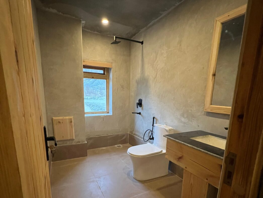 Karakoram Lodge,India, badkamer