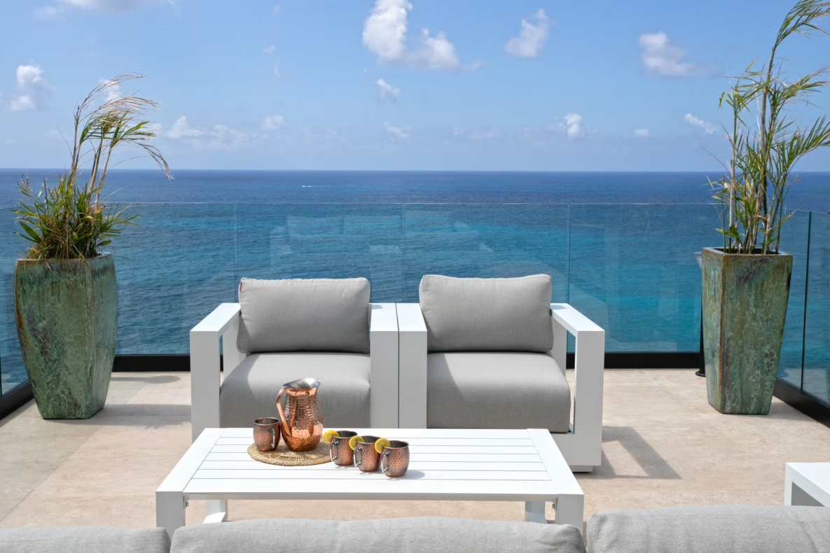 Villa Aqua Dream,Sint Maarten, terras