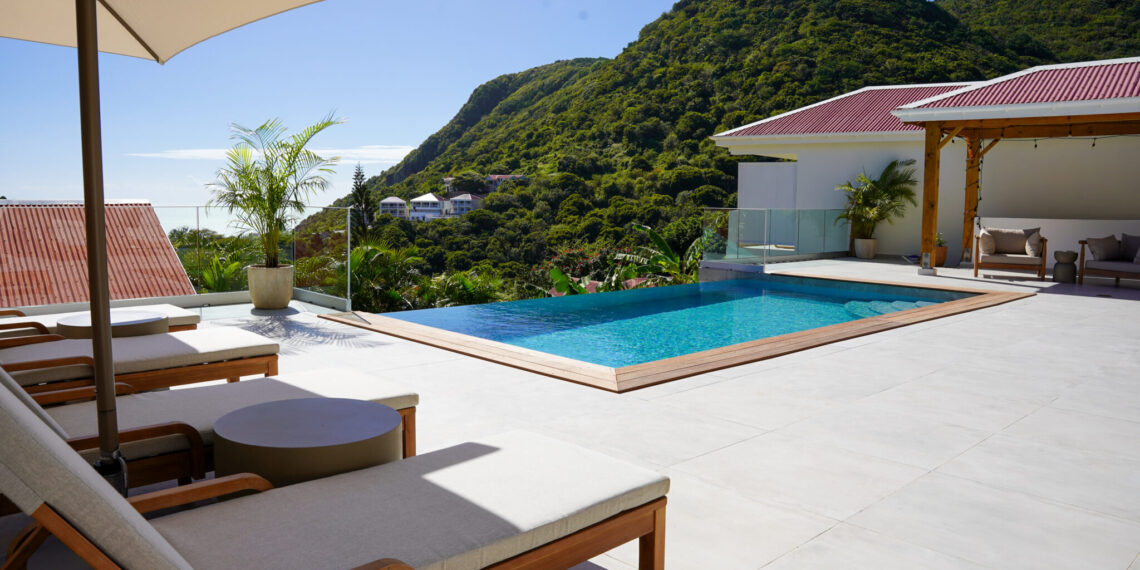 Scenery Hotel,Saba,zwembad met uitzicht