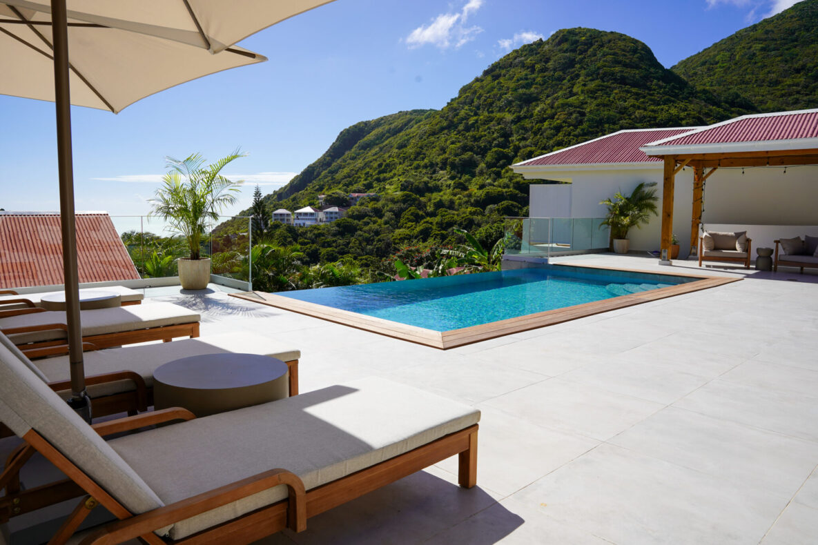 Scenery Hotel,Saba,zwembad met uitzicht