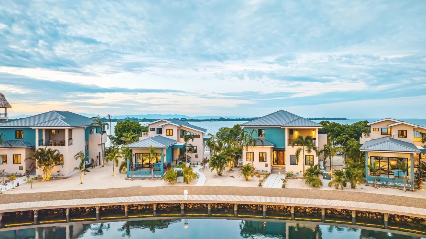 Relais & Châteaux Prana Maya Island Resort,Belize,overzicht villa's