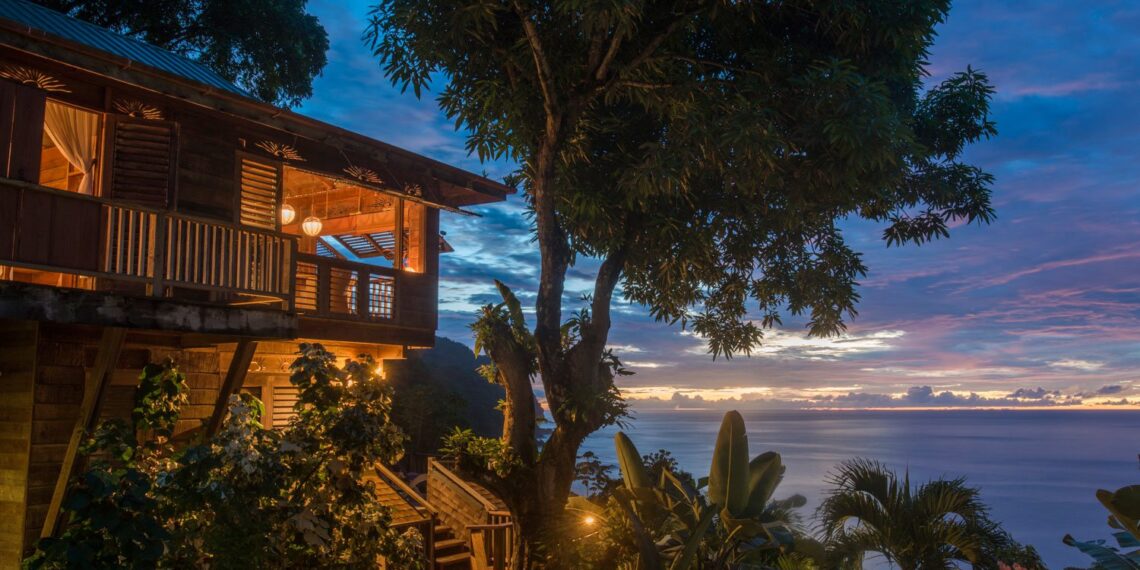 Castara Retreats,Tobago,birdsong boomhut