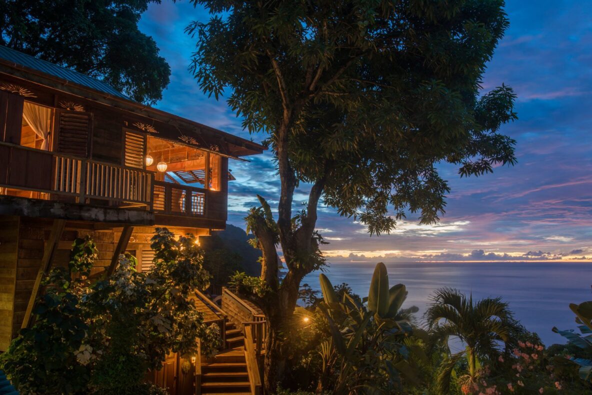 Castara Retreats,Tobago,birdsong boomhut