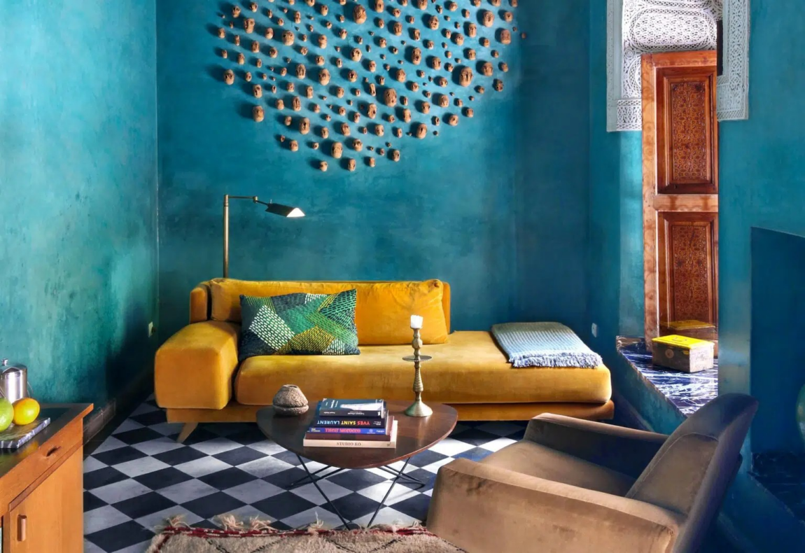 Riad El Fenn,Marokko,detail kamer