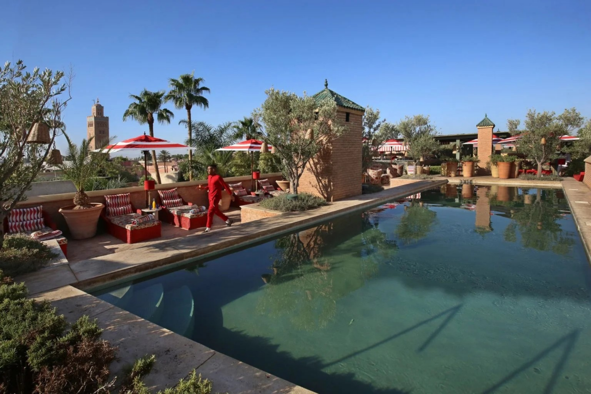 Riad El Fenn,Marokko,zwembad op dakterras