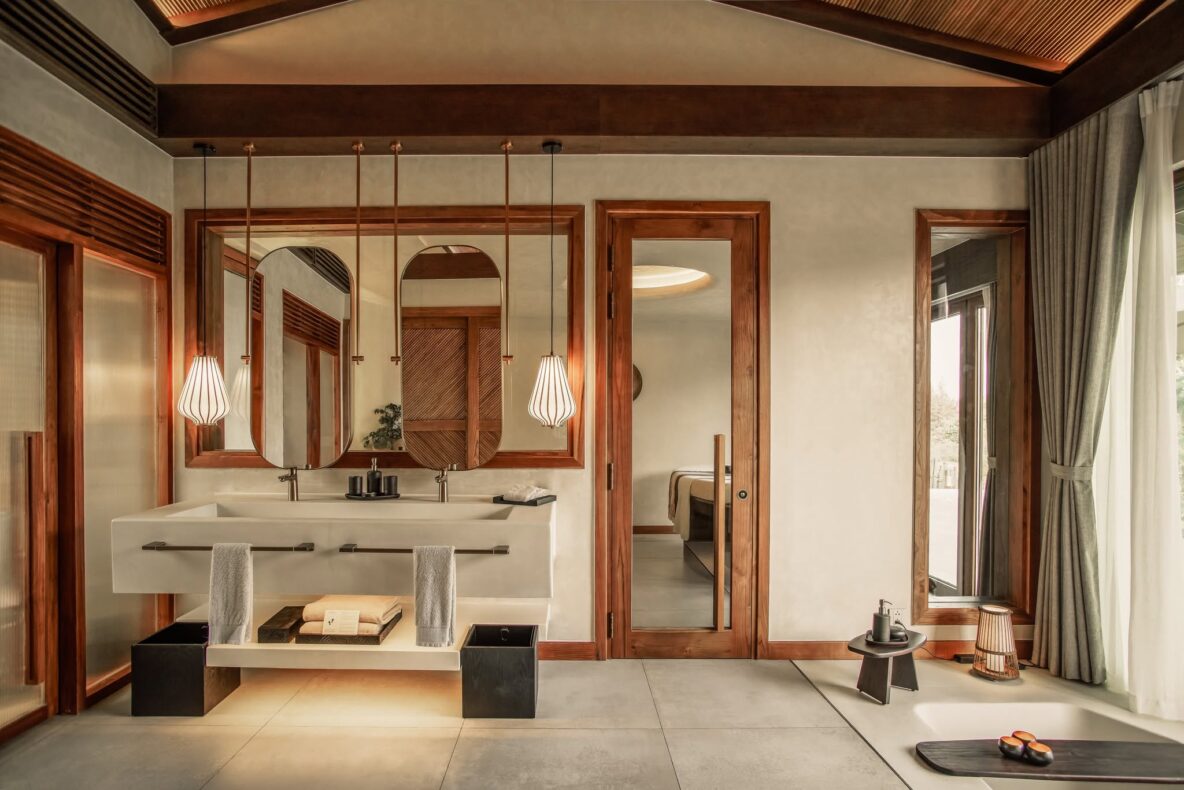 Namia River Retreat,Vietnam,badkamer