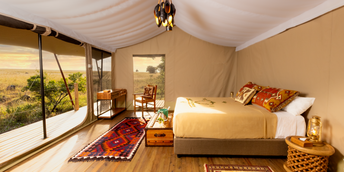 Saruni Wild,Kenia,double room with a view