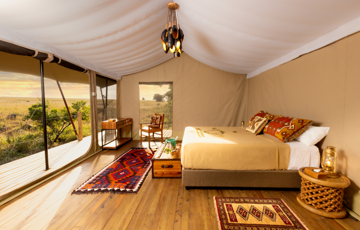 Saruni Wild,Kenia,double room with a view