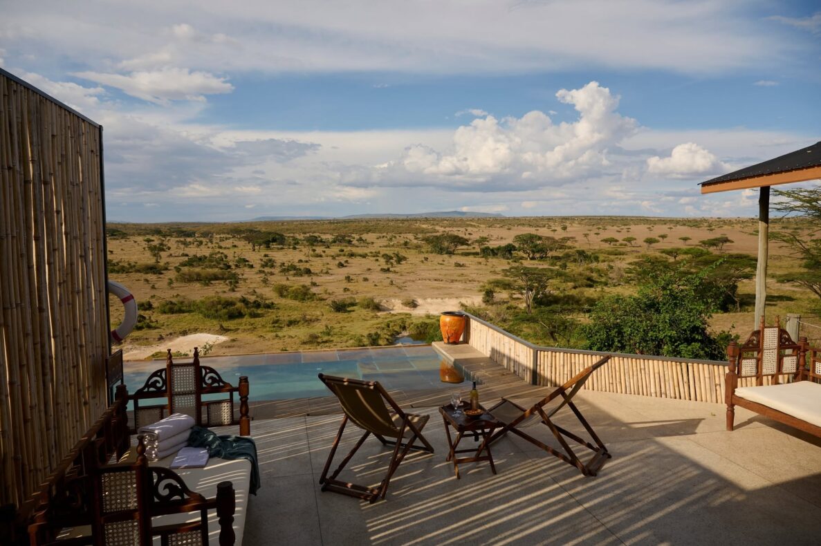 Saruni Eagle View,Kenia,zwembadje met uitzicht