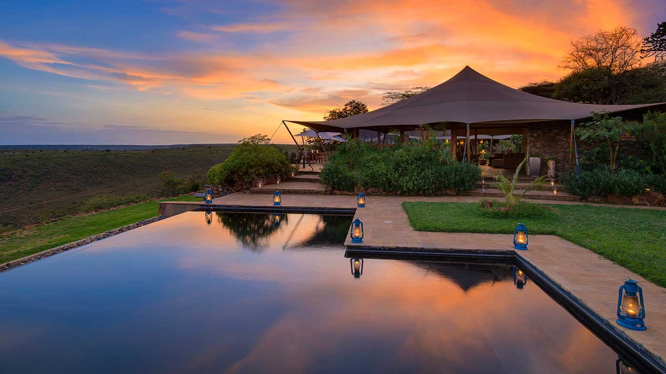 Loisaba Tented Camp by Elewana.,Kenia,infinity pool